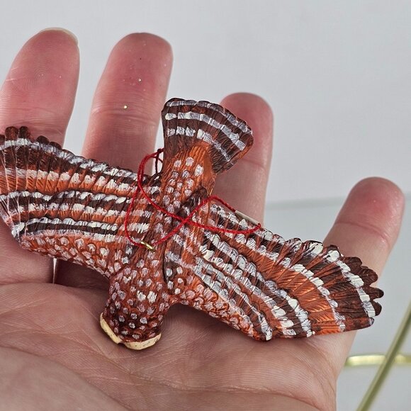 Vintage Midwest Importers Brown Owl Ornament Endangered Species - Picture 3 of 10